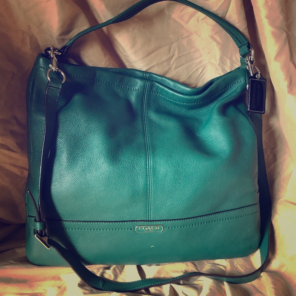 COACH Green Hobo/CROSSBODY Bag